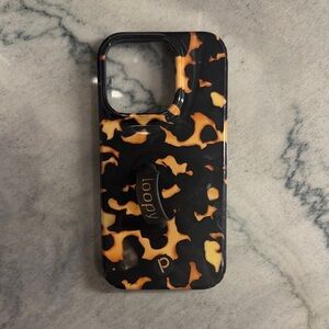 Loopy iPhone 14 Case Tortoiseshell